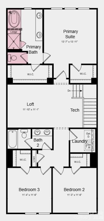 Additional Highlights include: Tub and shower at primary bath, upgraded range, one bowl sink at kitchen, and trash roll out cabinet. - 7334 Wake Way, Indian Land