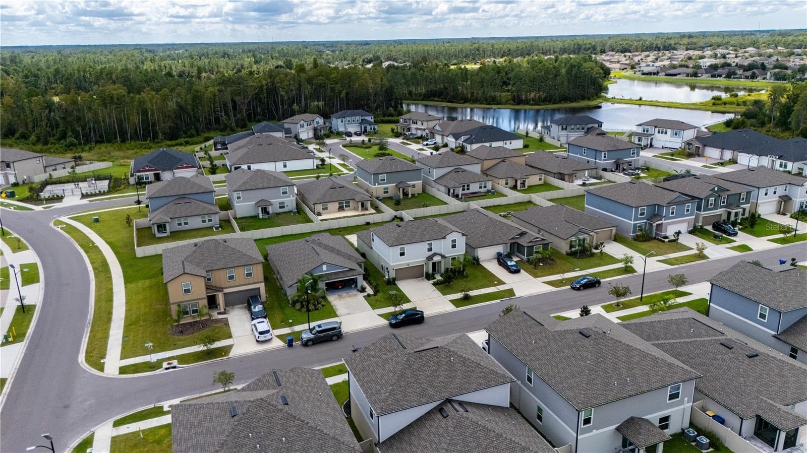 Aerial Skyview Distance - 22188 CALISTO WAY, LAND O LAKES