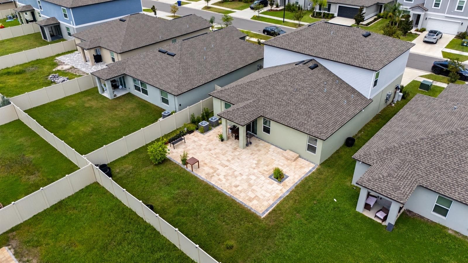 Aerial Backyard Skyview - 22188 CALISTO WAY, LAND O LAKES