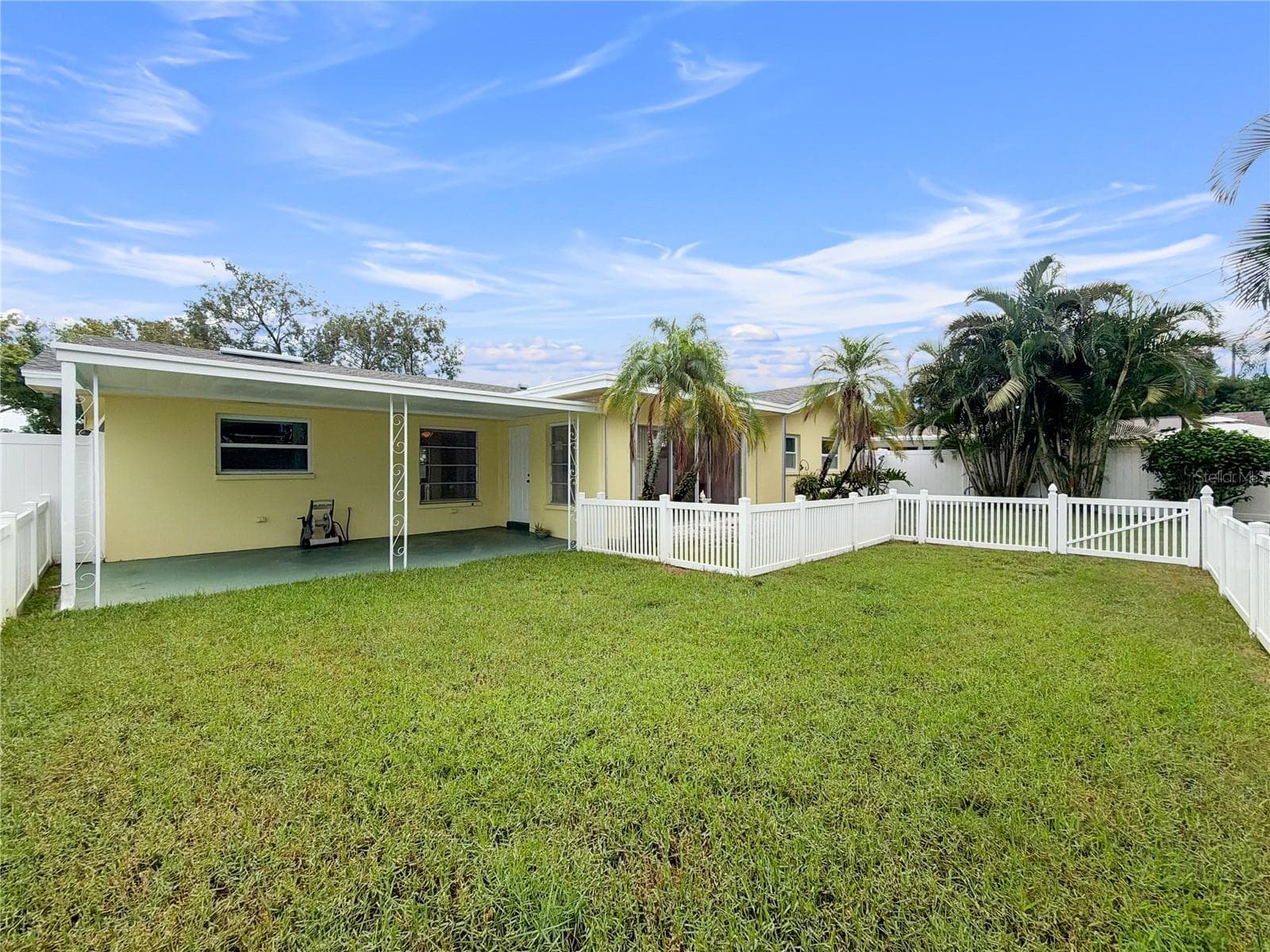 Great Backyard with Low Fenced Area. - 14036 THACHER AVE, LARGO