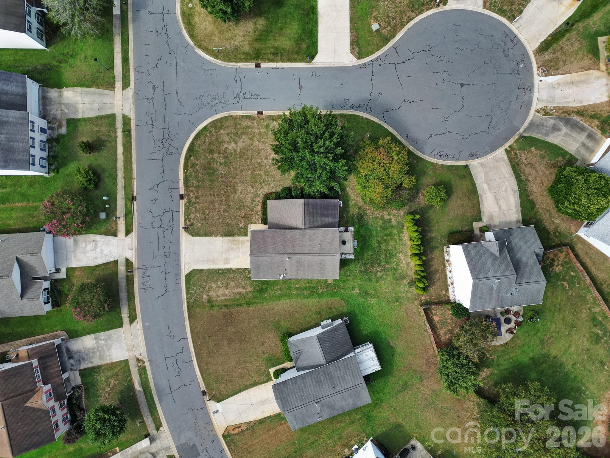 Large corner lot with trees for privacy. - 5228 Moonlight Trail SW, Concord