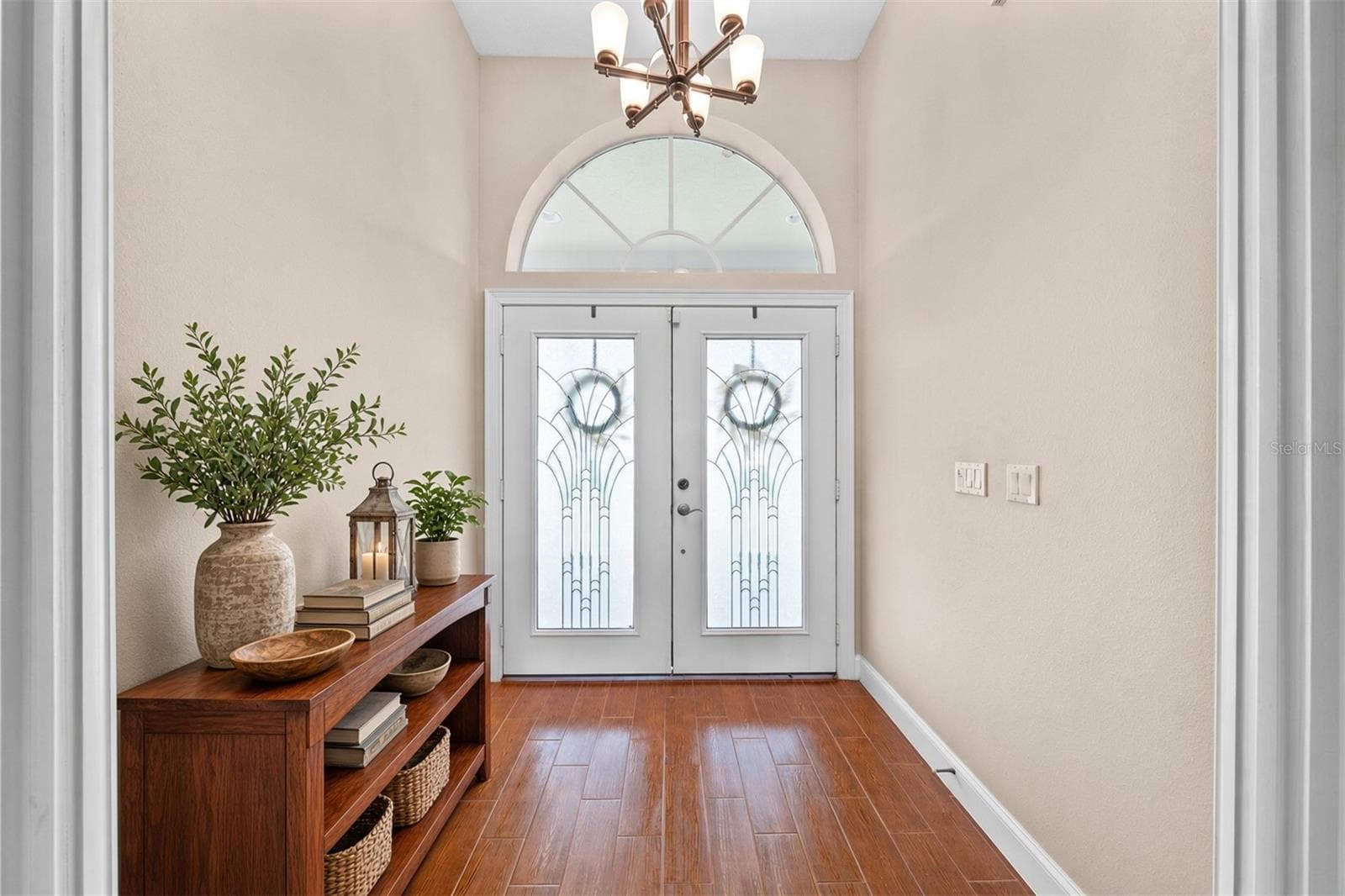 Double Entry Front Exterior Doors with lots of natural light. - 4349 PACKARD AVE, ST CLOUD