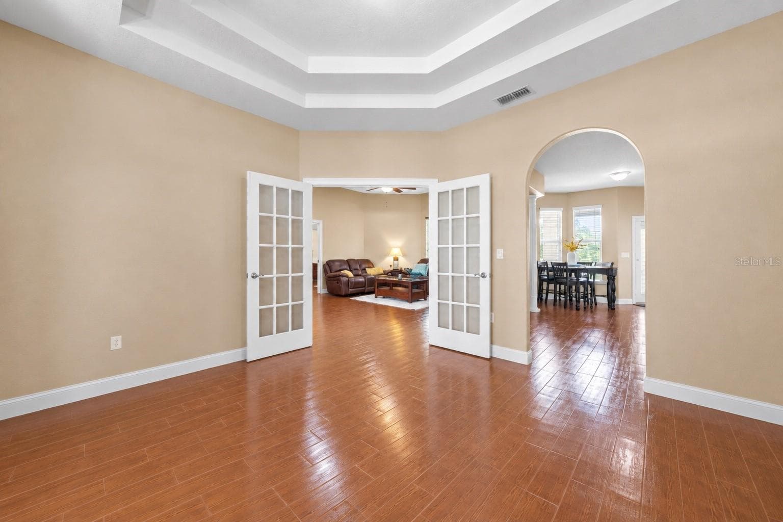 French Doors in the Dining Room give plenty of privacy for quiet dinners. - 4349 PACKARD AVE, ST CLOUD