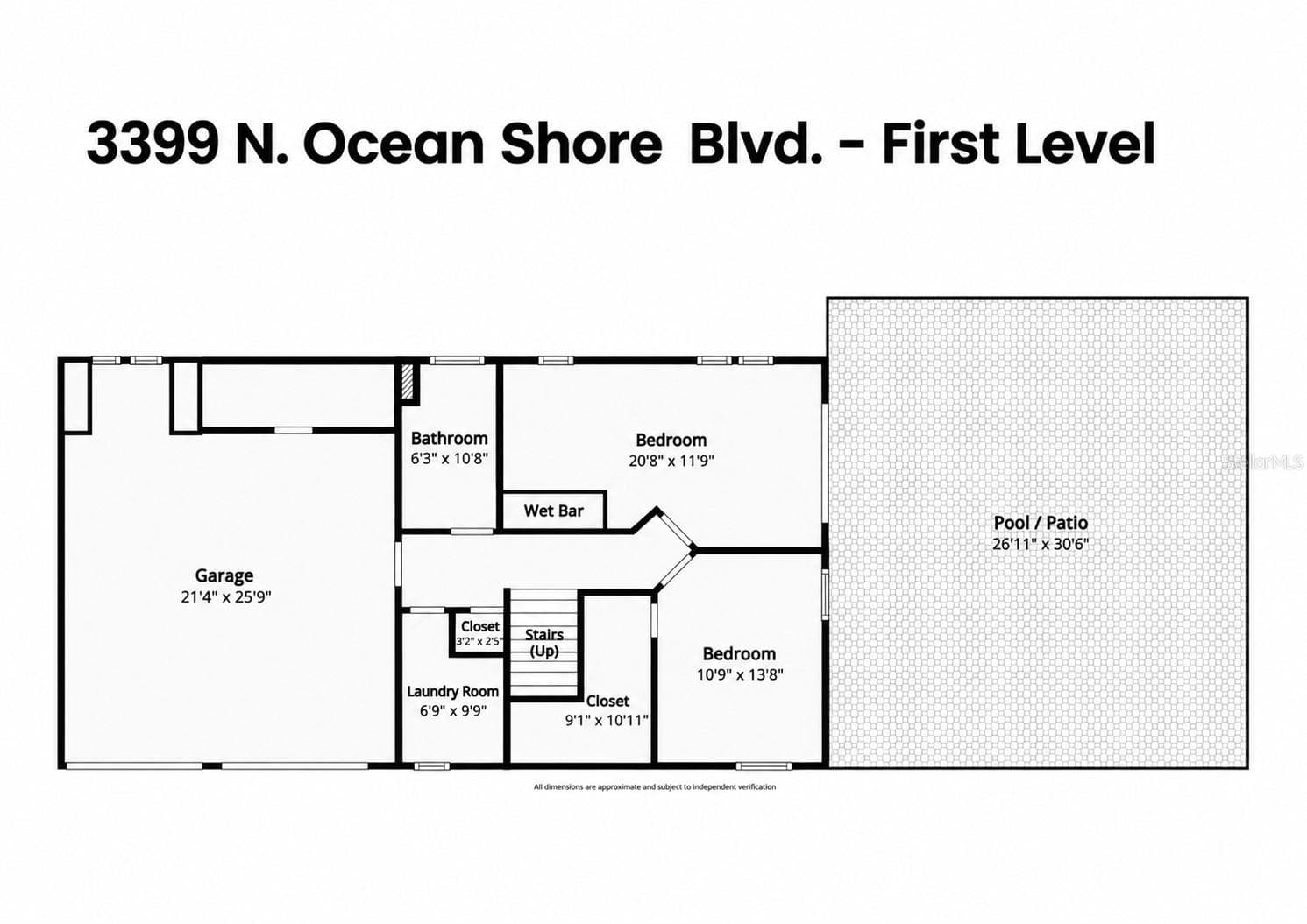 Single Family Residence at 3399 N OCEAN SHORE BLVD, FLAGLER BEACH, photo 58 of 60