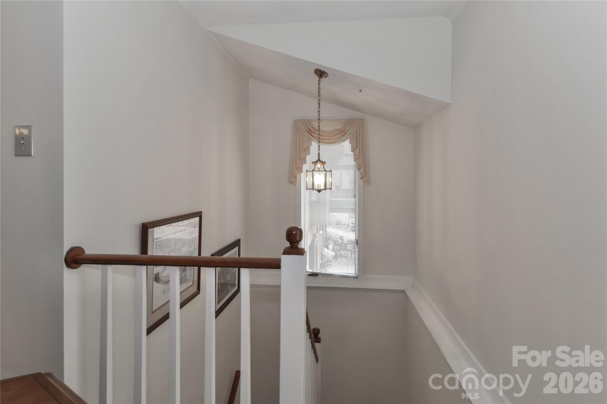 Steps to lower level, lots of light - 1359 Radio Road, Statesville