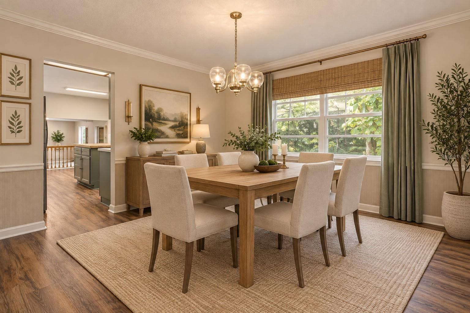 virtual dining room - 1304 TREETOP DR, PALM HARBOR