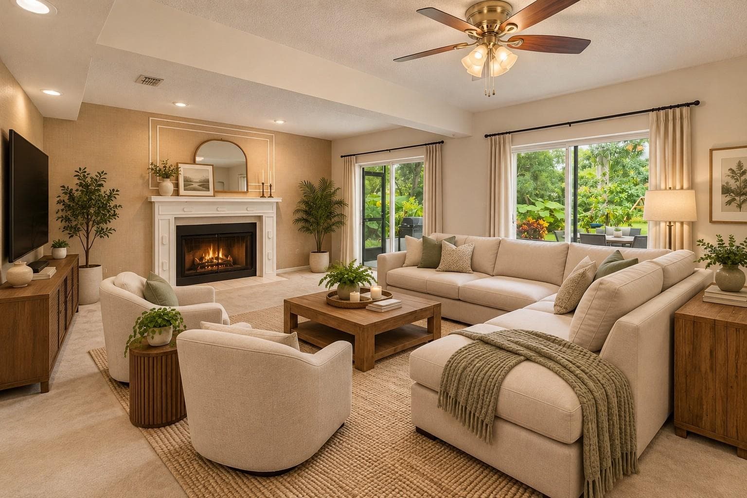 virtual family room - 1304 TREETOP DR, PALM HARBOR