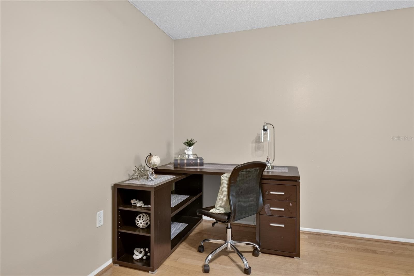 Living room - office desk. - 203 RUBENS DR #F, NOKOMIS