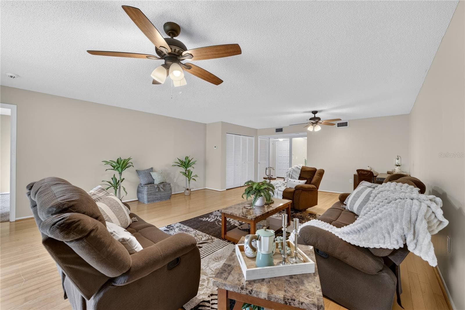 Living room. - 203 RUBENS DR #F, NOKOMIS