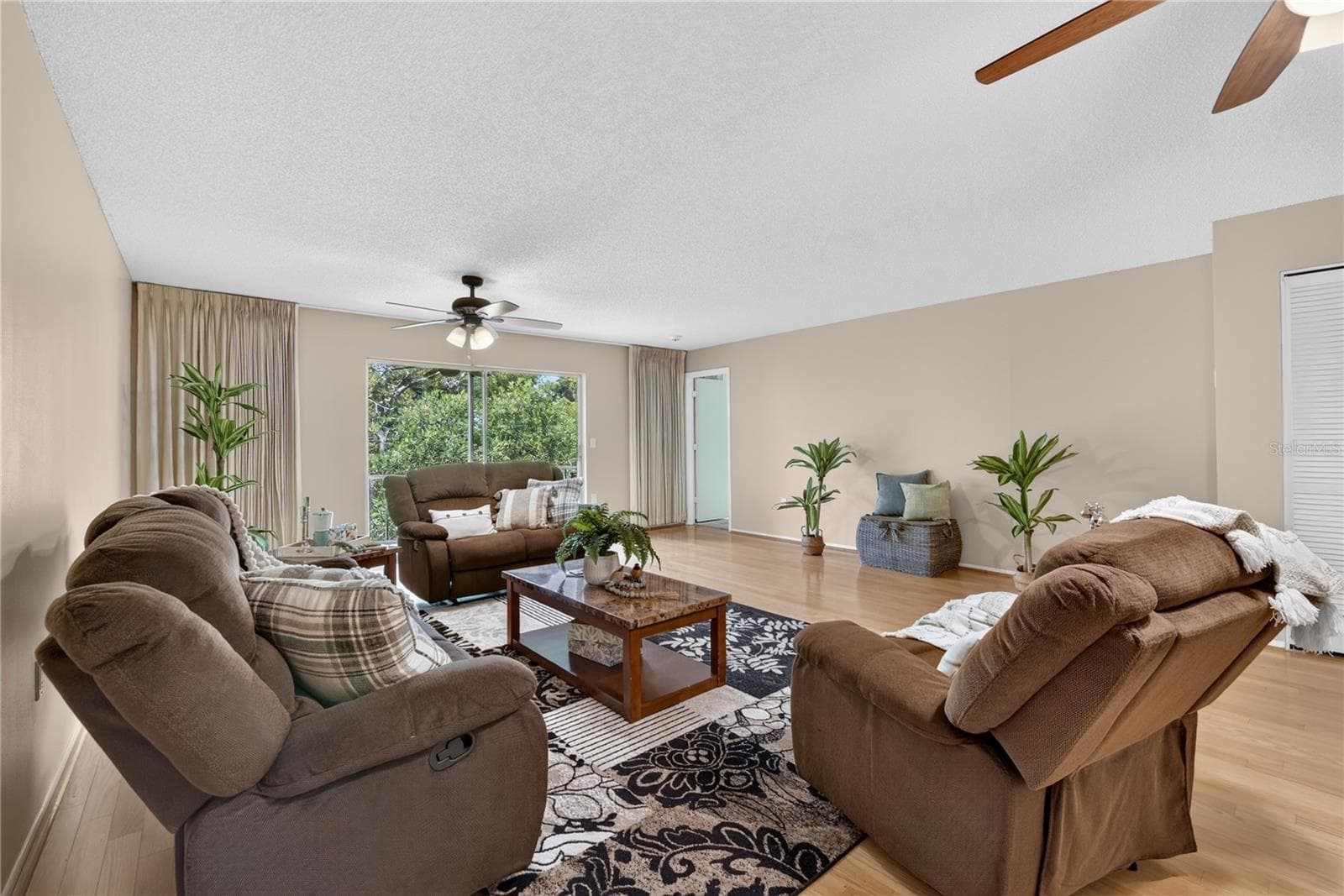 Living room. - 203 RUBENS DR #F, NOKOMIS