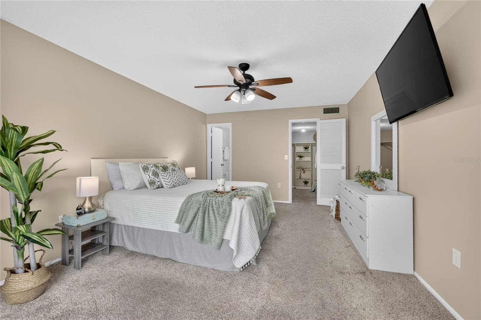 Primary bedroom. - 203 RUBENS DR #F, NOKOMIS