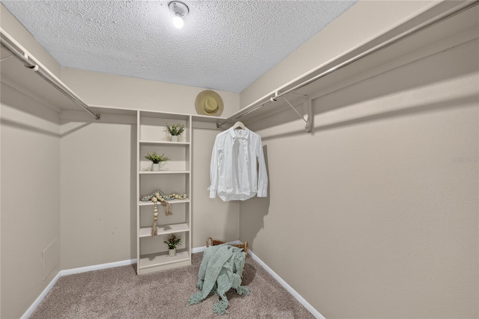 Walk-in closet. - 203 RUBENS DR #F, NOKOMIS