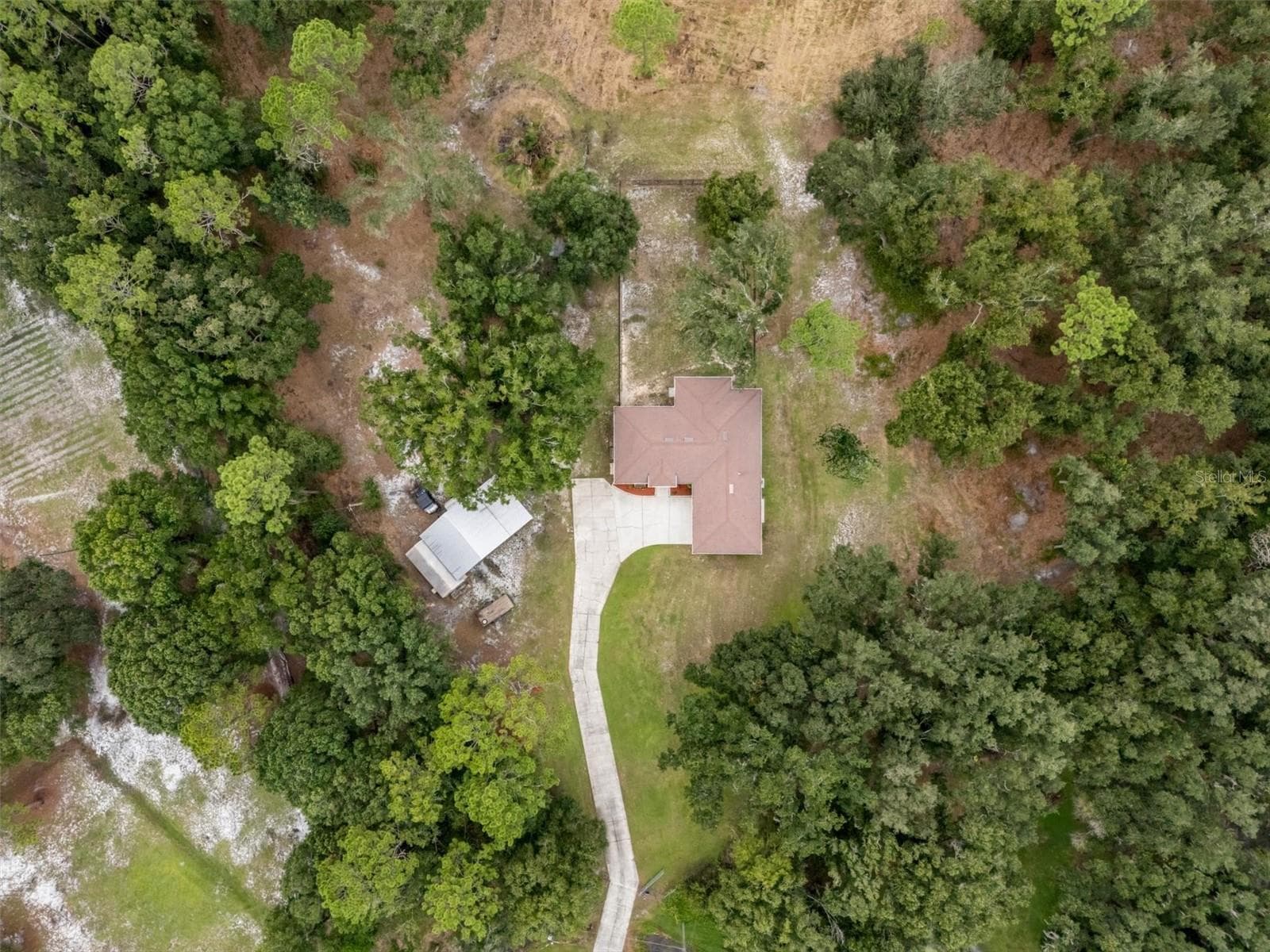 Aerial Residence - 5210 SHADY OAK DR S, LAKELAND