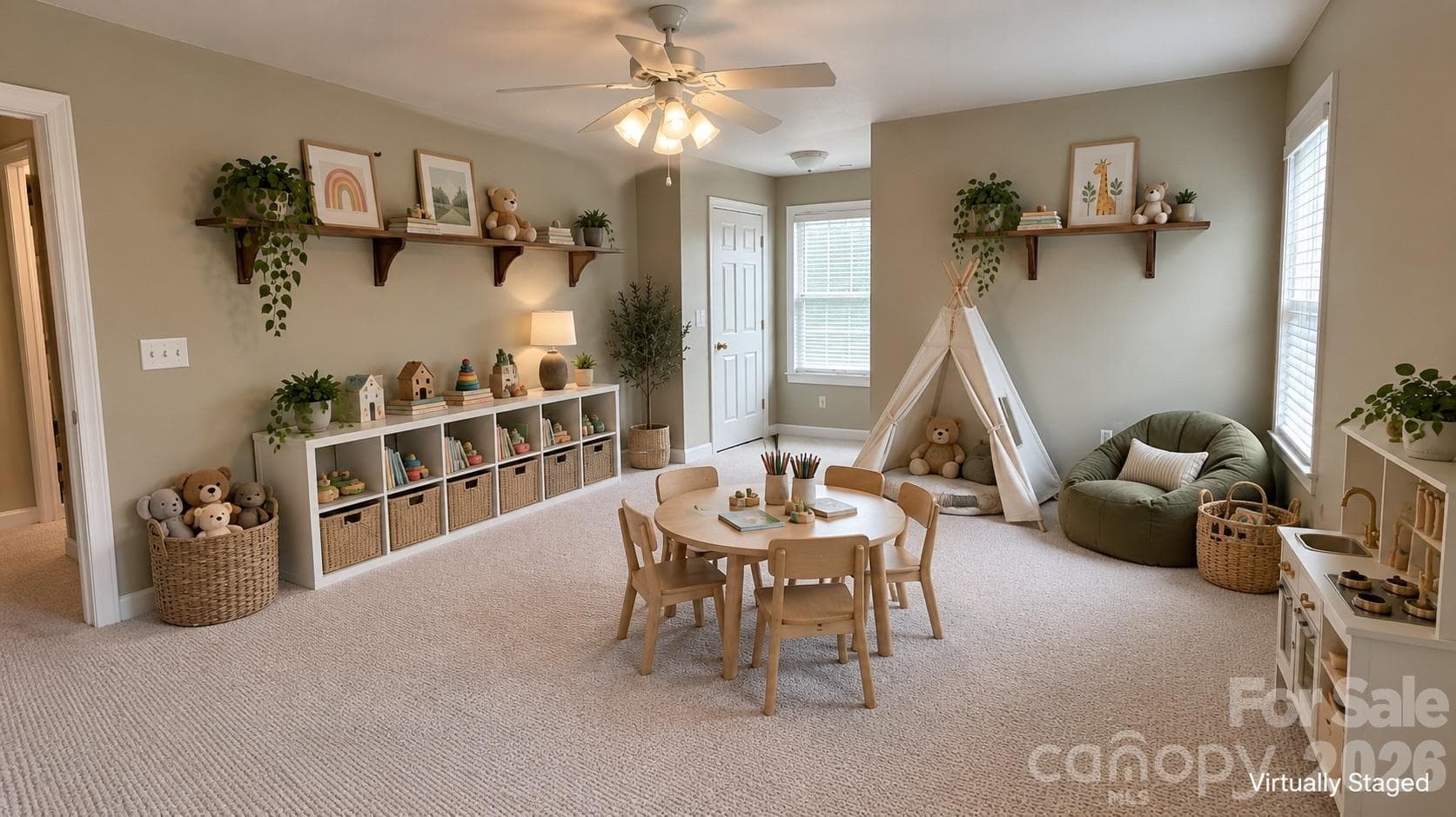 Huge bonus as playroom staged - 2127 Copperplate Road, Charlotte