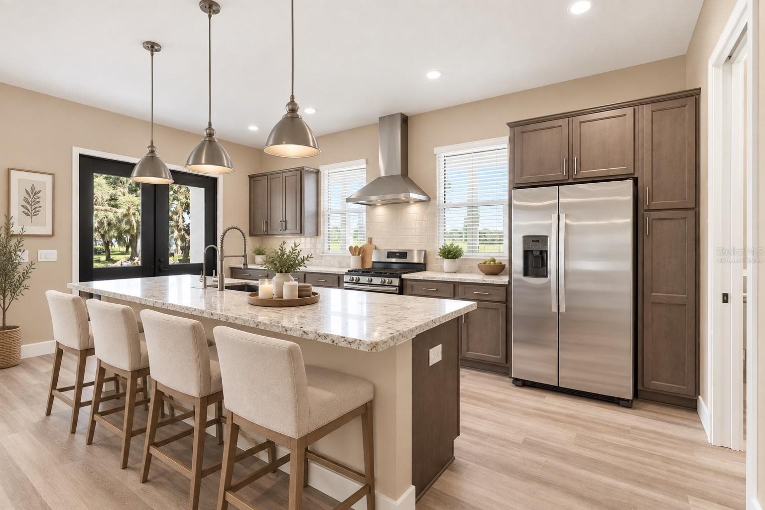 Virtually Staged Kitchen - 2540 NE 77TH RD, WILDWOOD