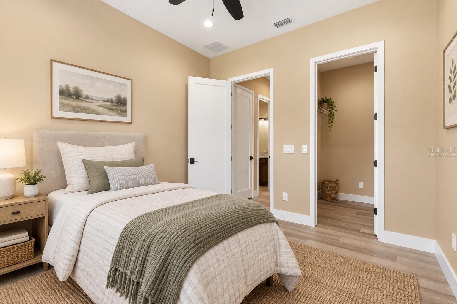 Virtually Staged Bedroom 4 - 2540 NE 77TH RD, WILDWOOD