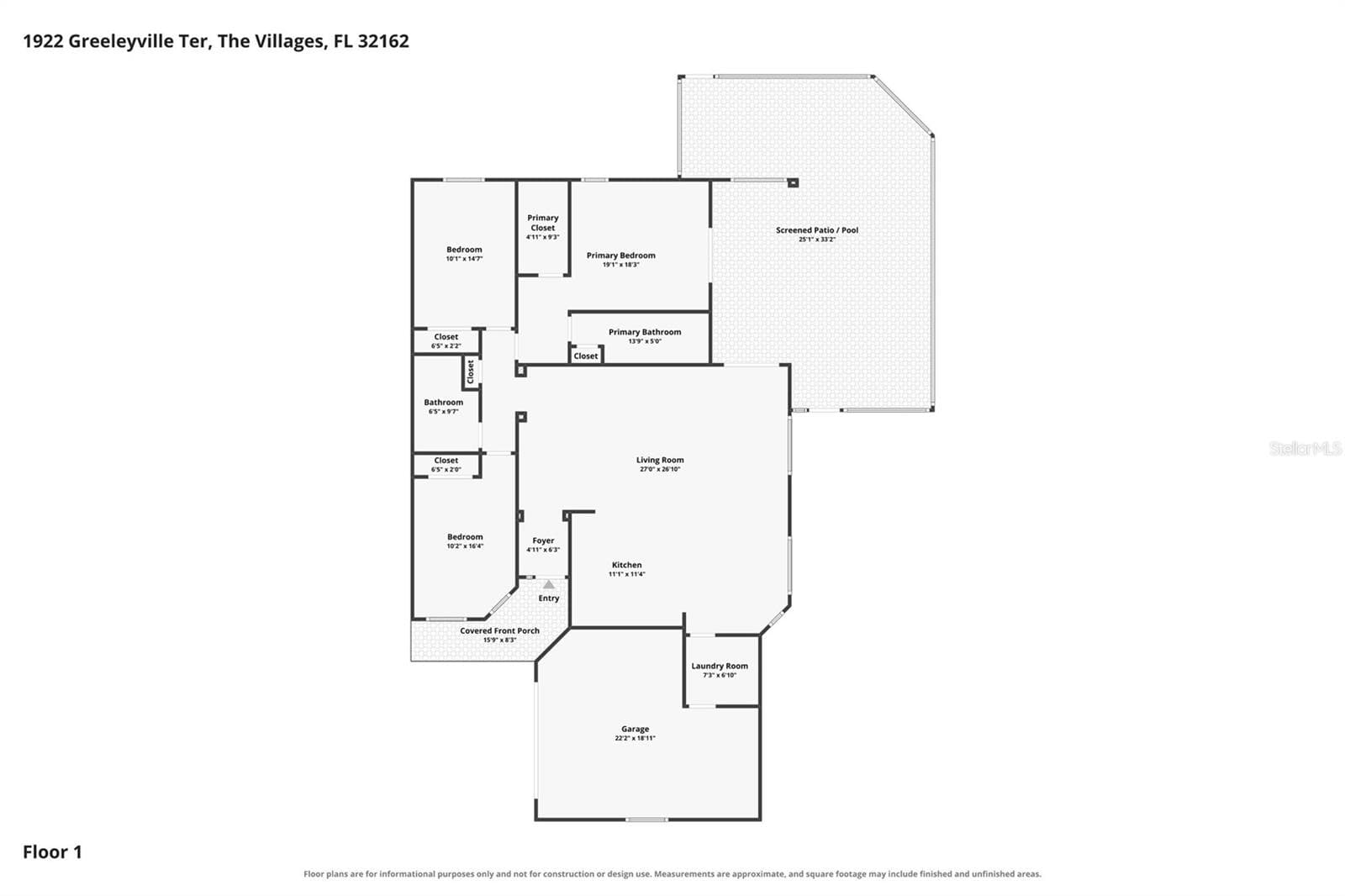 Villa at 1922 GREELEYVILLE TER, THE VILLAGES, photo 29 of 34