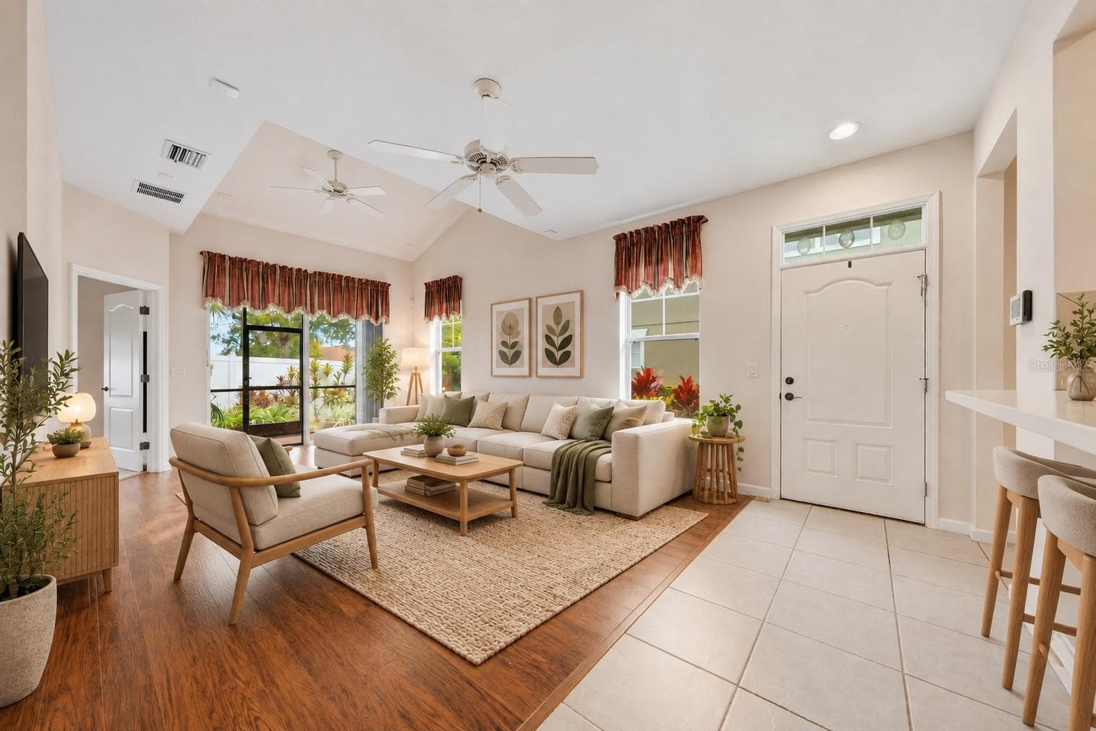 Livingroom Staged - 10647 WHITTINGTON CT, LARGO