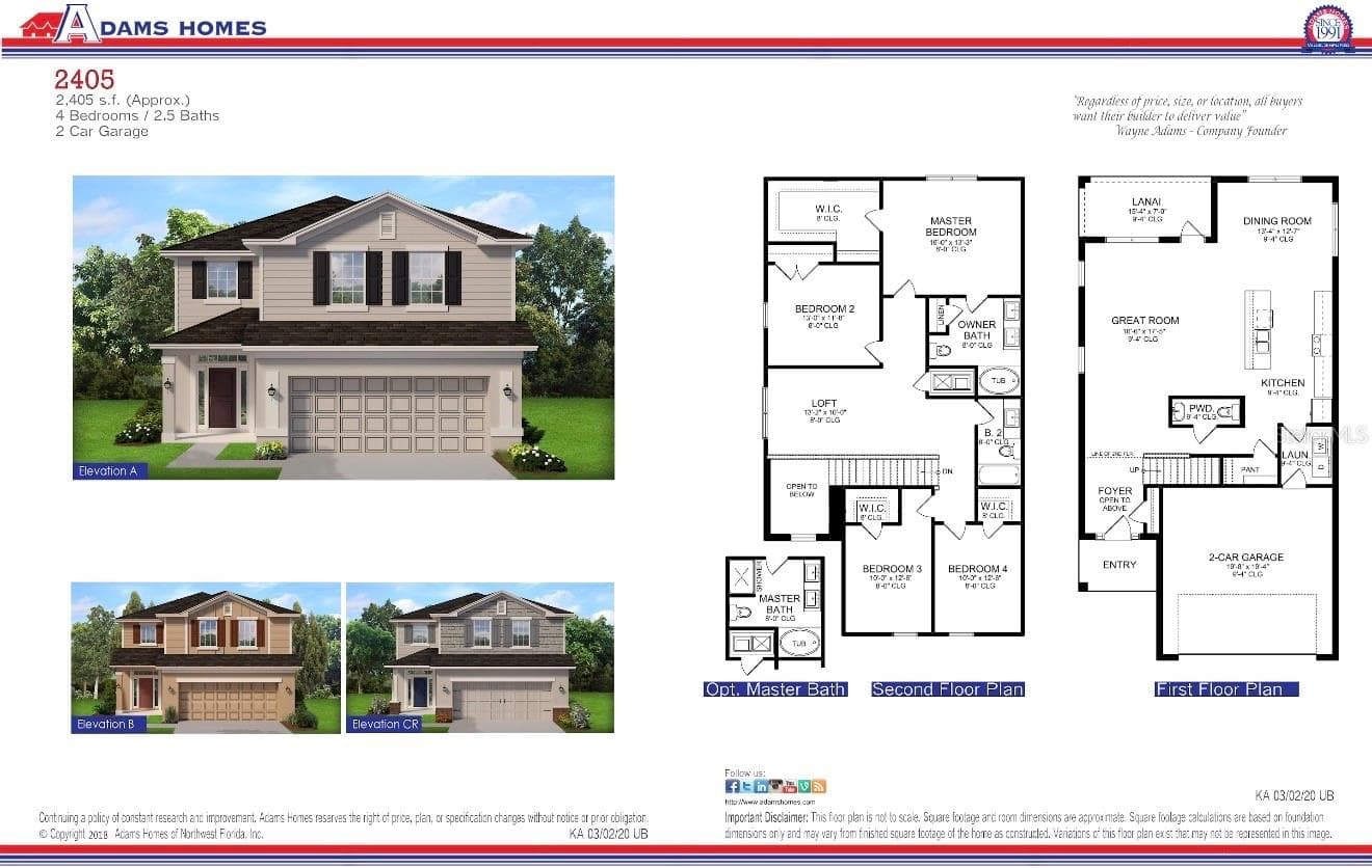 Floor Plan 2405 - 7727 BENT TREE LOOP, ST CLOUD