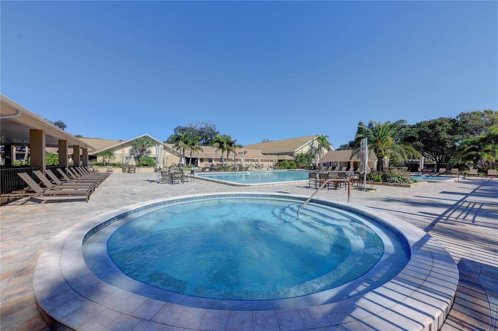 The Spa is big enough for a party~ - 3280 SKENE TER, PALM HARBOR