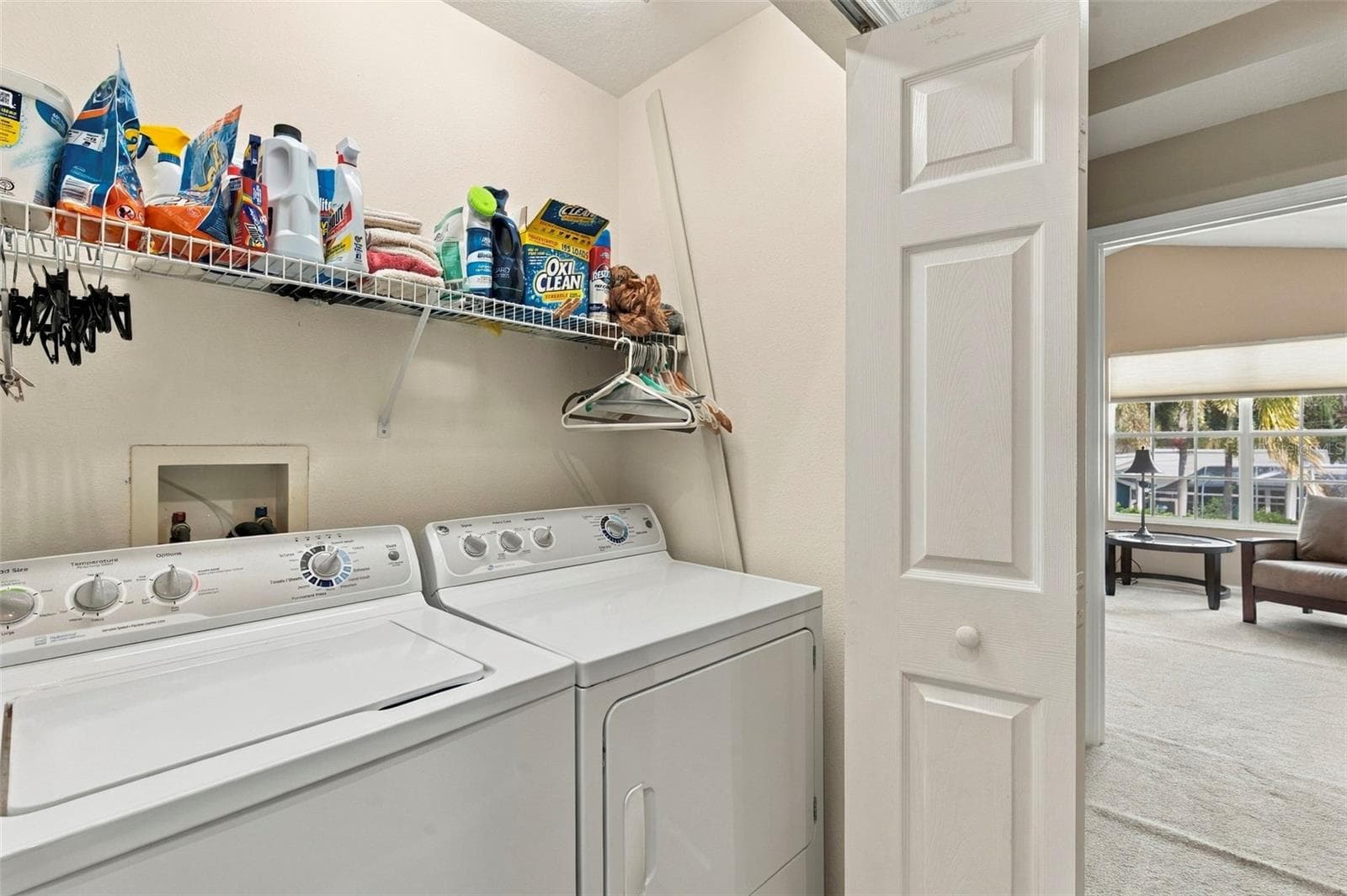 Inside laundry closet is on the 2nd floor between the 2 bedrooms - 11193 KAPOK GRAND CIR, SEMINOLE