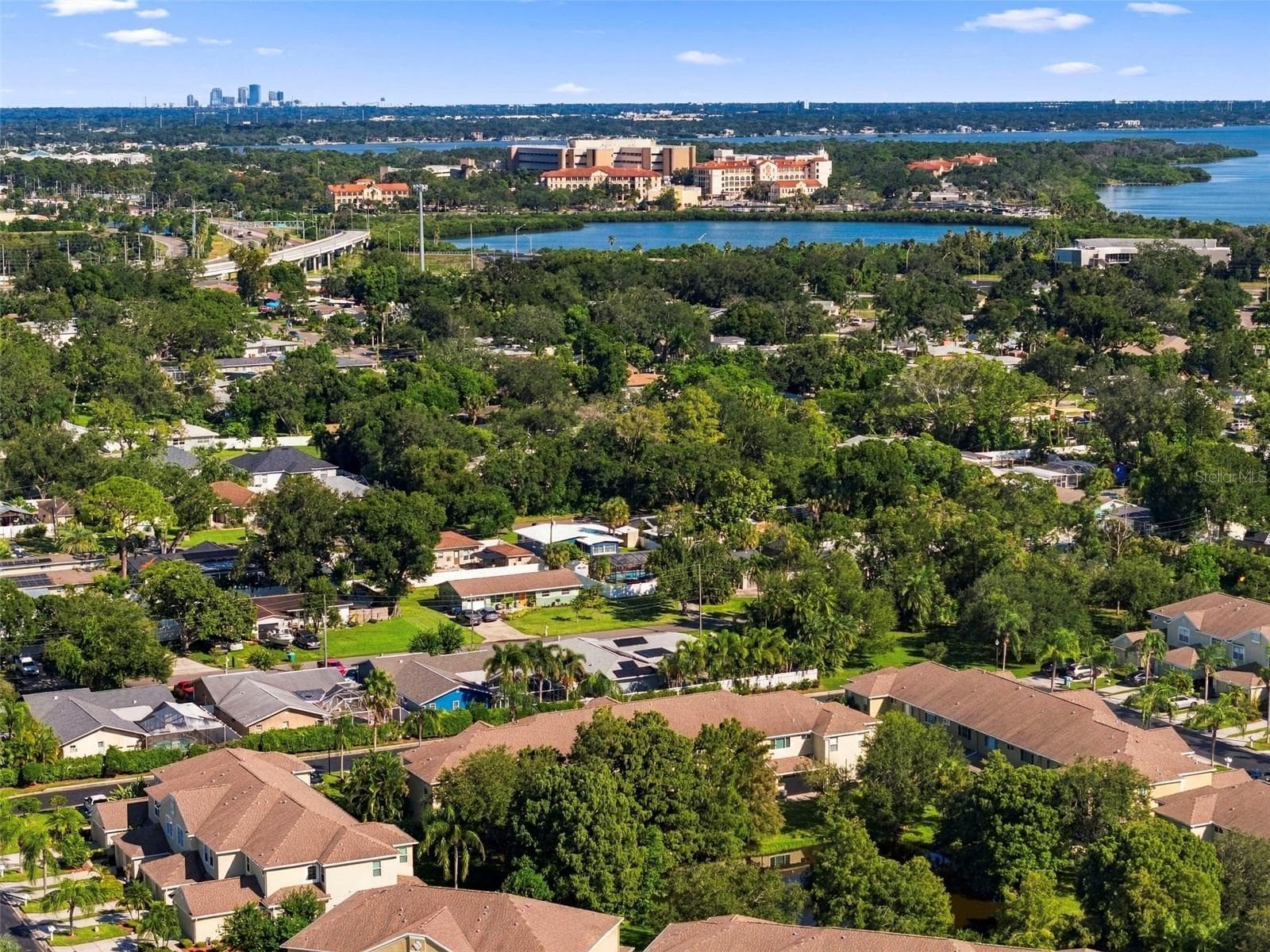 You can see downtown St Pete off in the distance. - 11193 KAPOK GRAND CIR, SEMINOLE