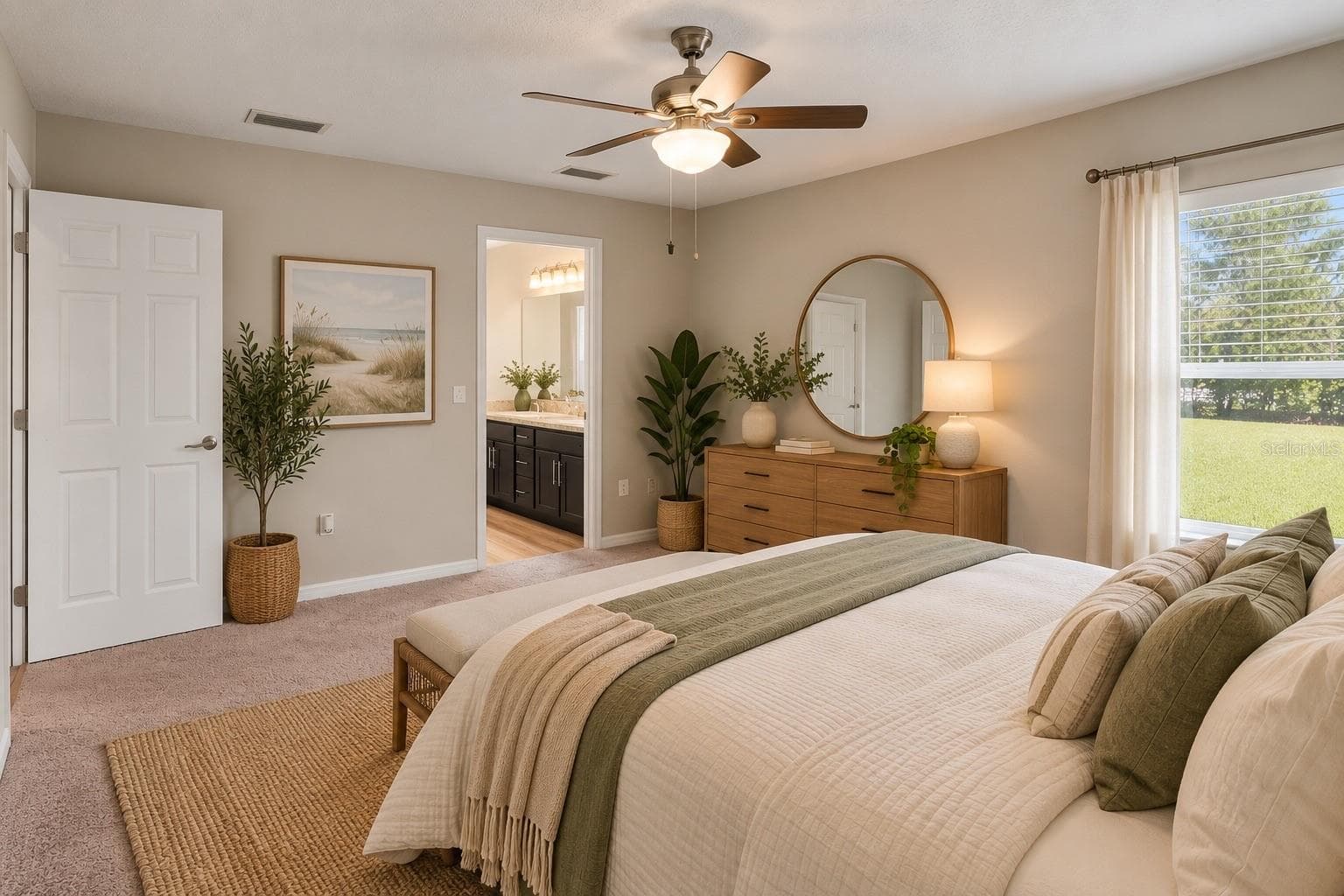 Staged Master Bedroom - 6008 162ND AVE E, PARRISH