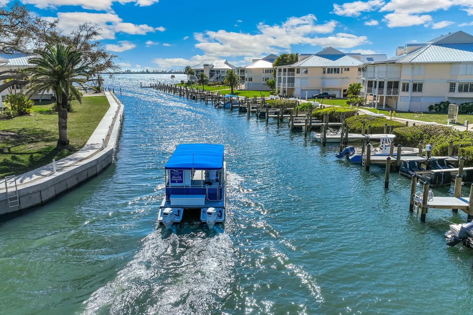 On our way to Little Gasparilla Island aboard the Island Passage II - 11000 PLACIDA RD #1073, PLACIDA