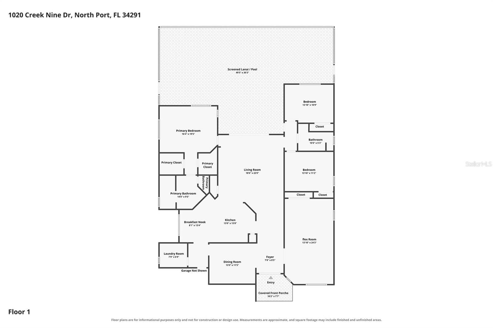 Single Family Residence at 1020 CREEK NINE DR, NORTH PORT, photo 37 of 72