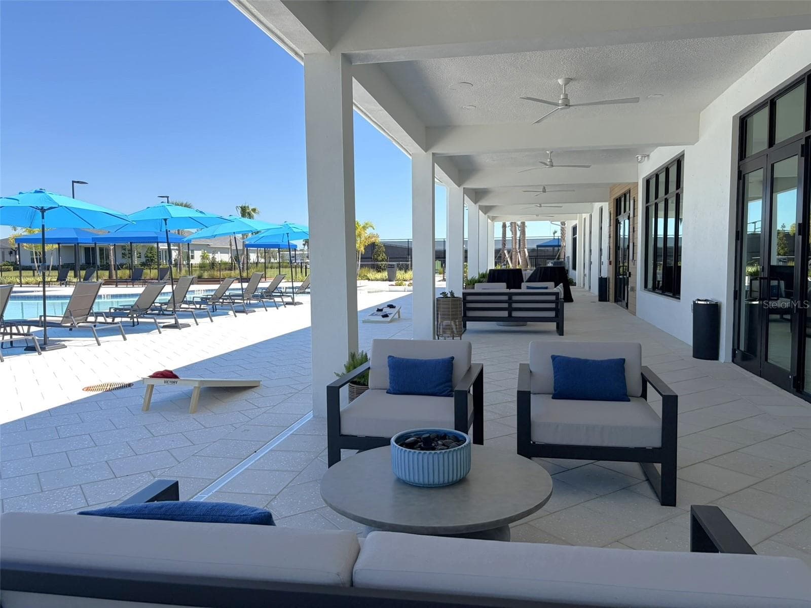 Under Cover Outdoor Seating at Clubhouse - 14449 HAMMOCK OAK ST, PARRISH