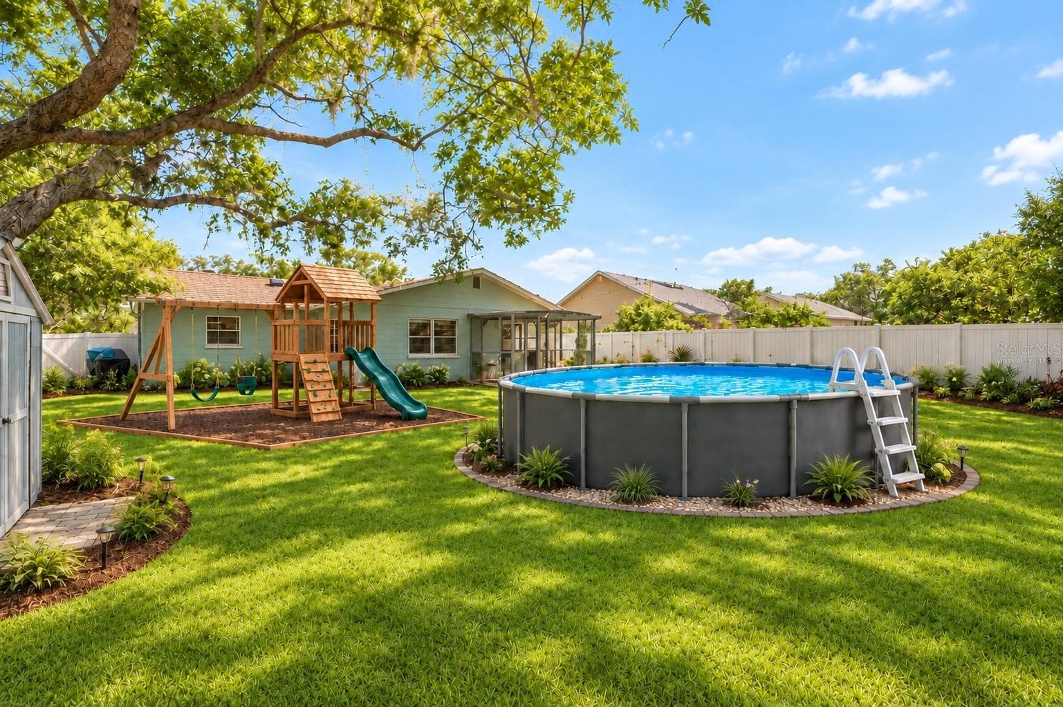 Virtually Staged - 8218 PLACID ST, SPRING HILL