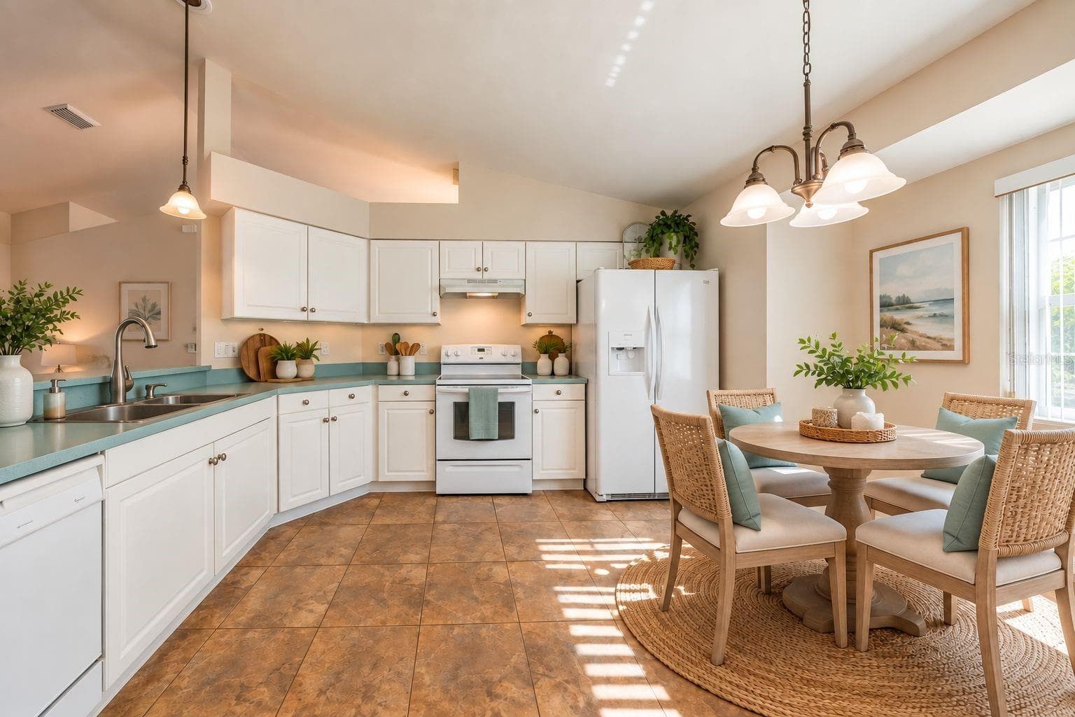kitchen staged - 141 BREN MAR LN, PALM COAST
