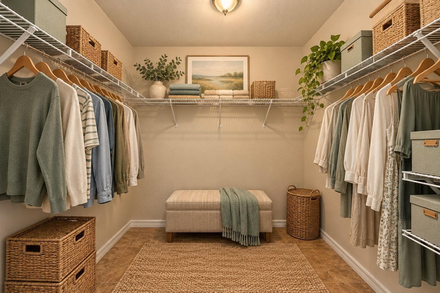 Primary closet staged - 141 BREN MAR LN, PALM COAST