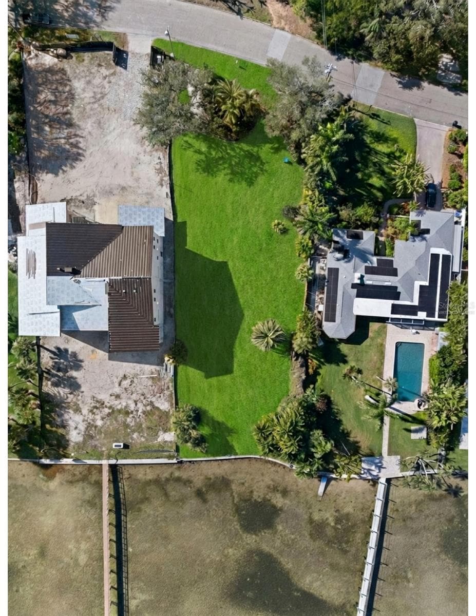 0.51 Acres Virtually Staged Lawn. - 6100 BAHAMA SHORES DR S, ST PETERSBURG