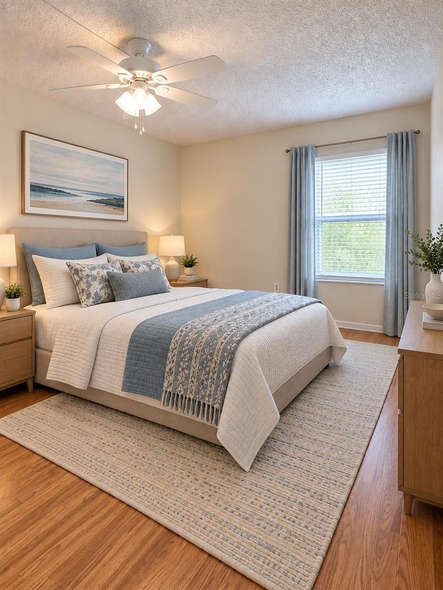 Bedroom #2 - Virtually  Staged - 4033 DREAM OAK PL #101, TAMPA