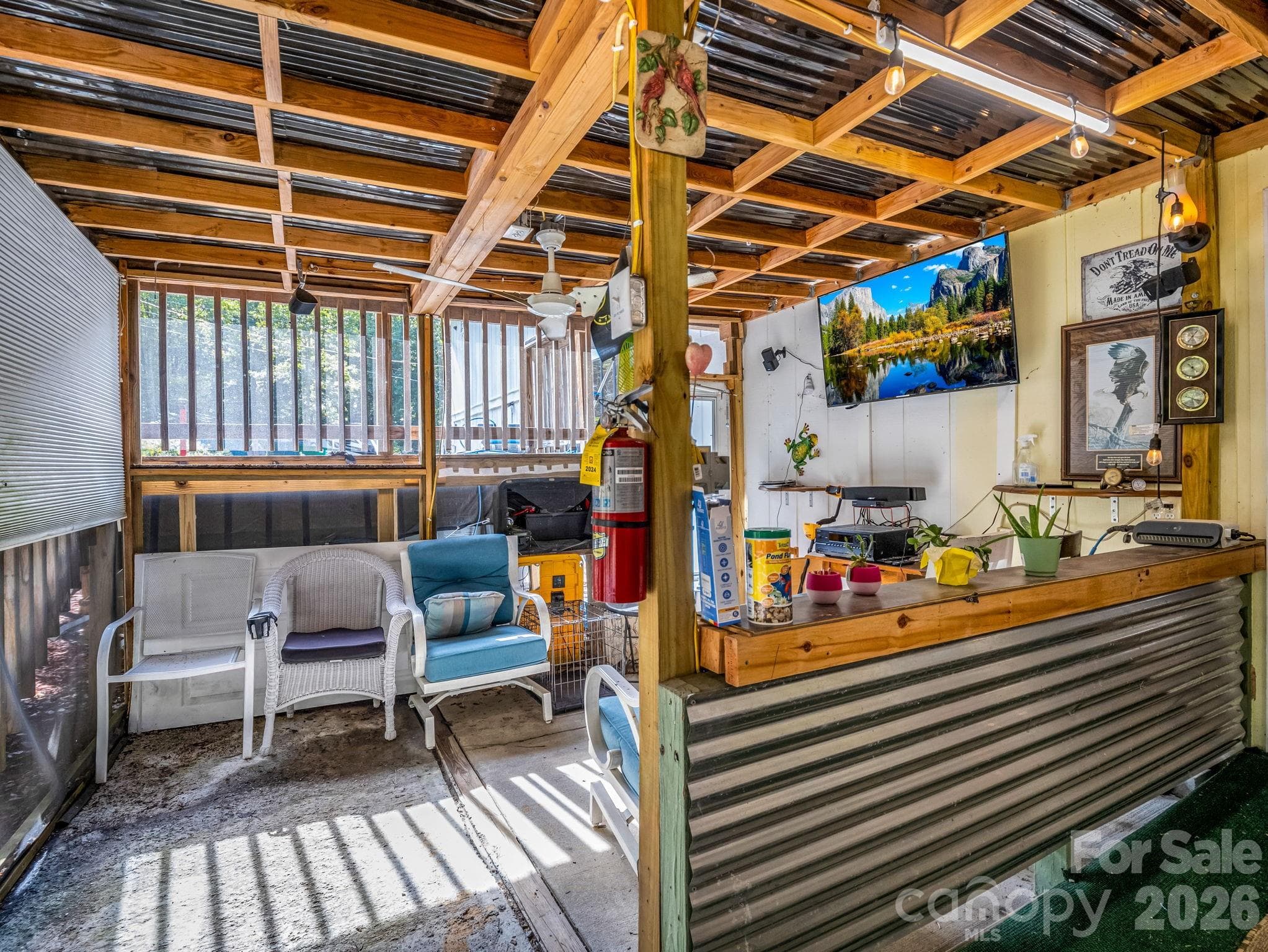Outdoor cooking area - 48 Roberts Cove Road, Weaverville