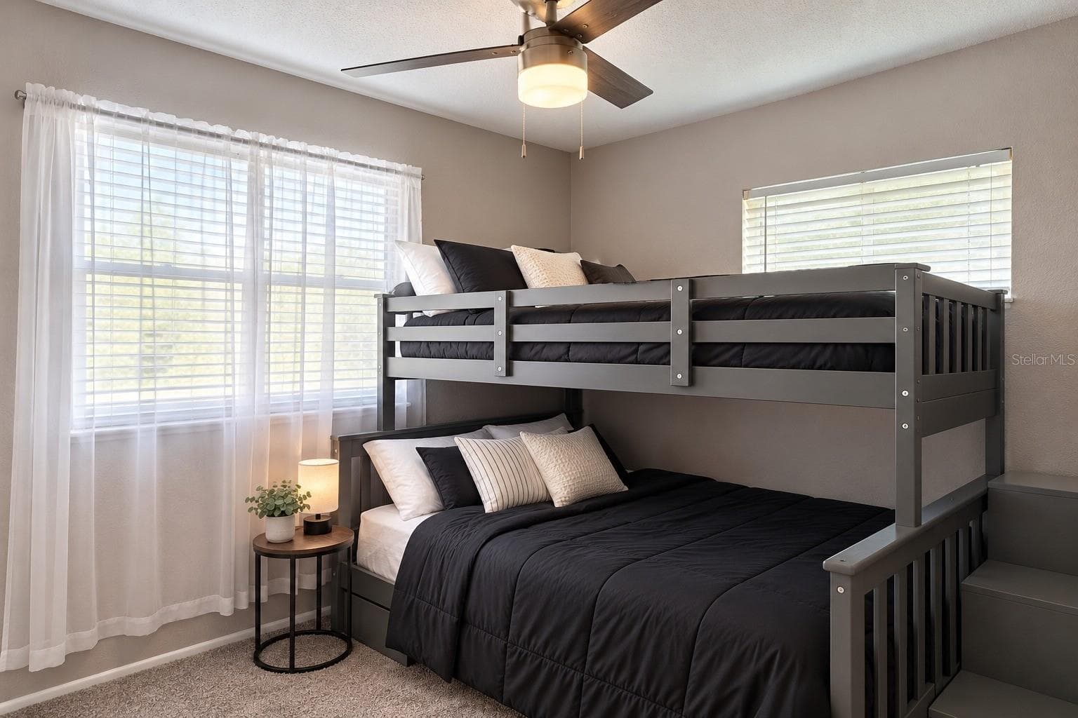Bedroom 2 — light, bright and freshly refreshed with new carpet. - 8514 93RD AVE, SEMINOLE