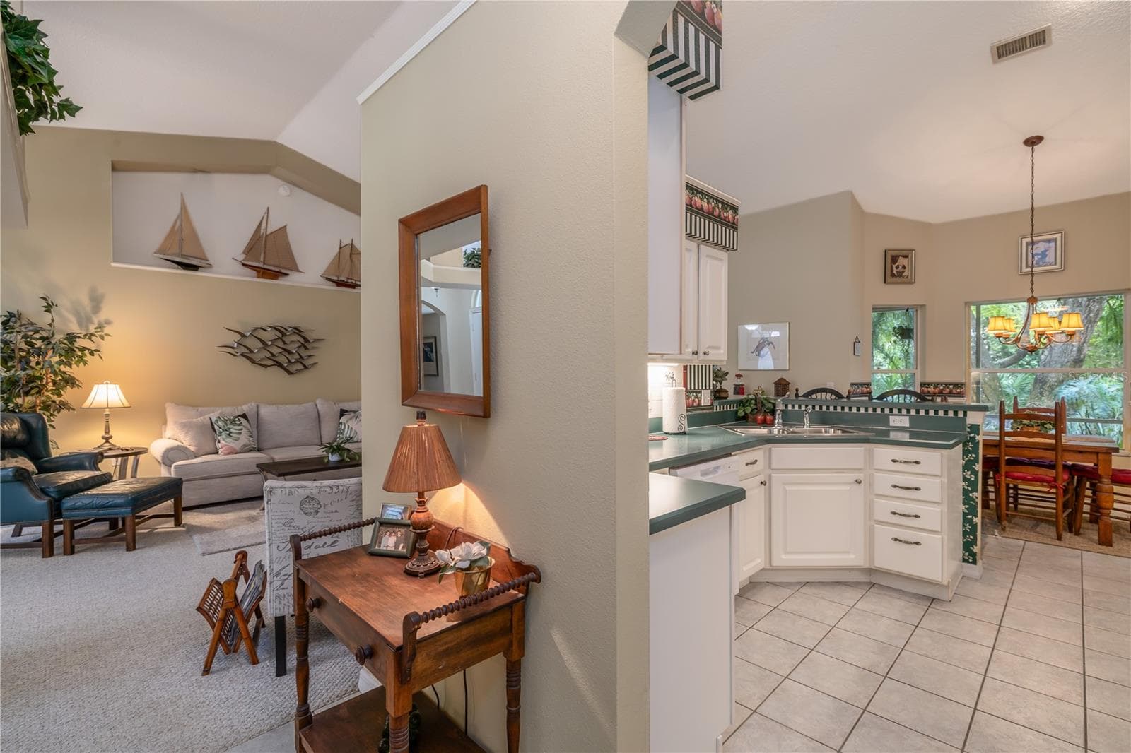 Living Room/Kitchen - 3626 MALLOW DR, ORMOND BEACH