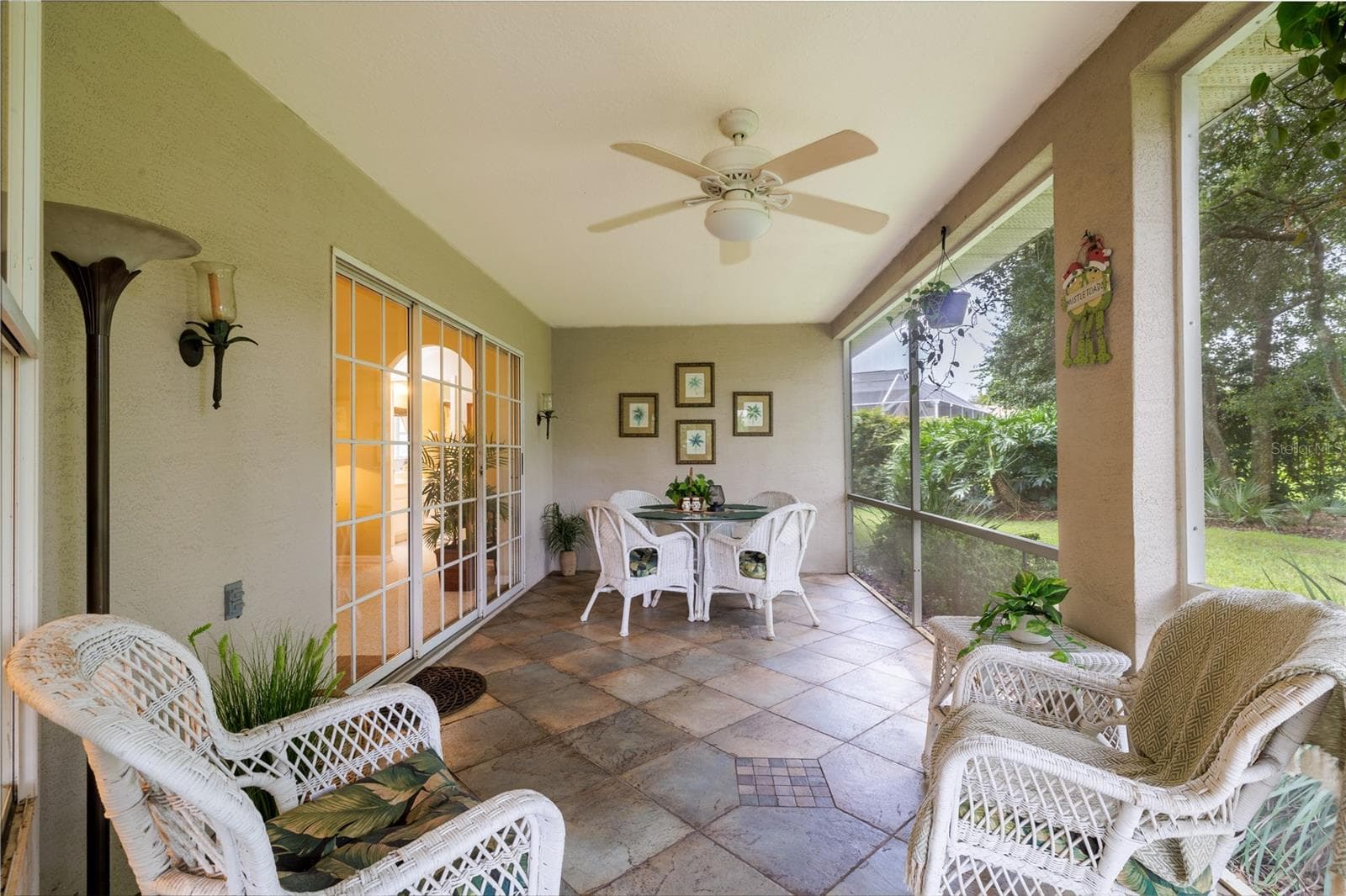 Screened Rear Porch - 3626 MALLOW DR, ORMOND BEACH