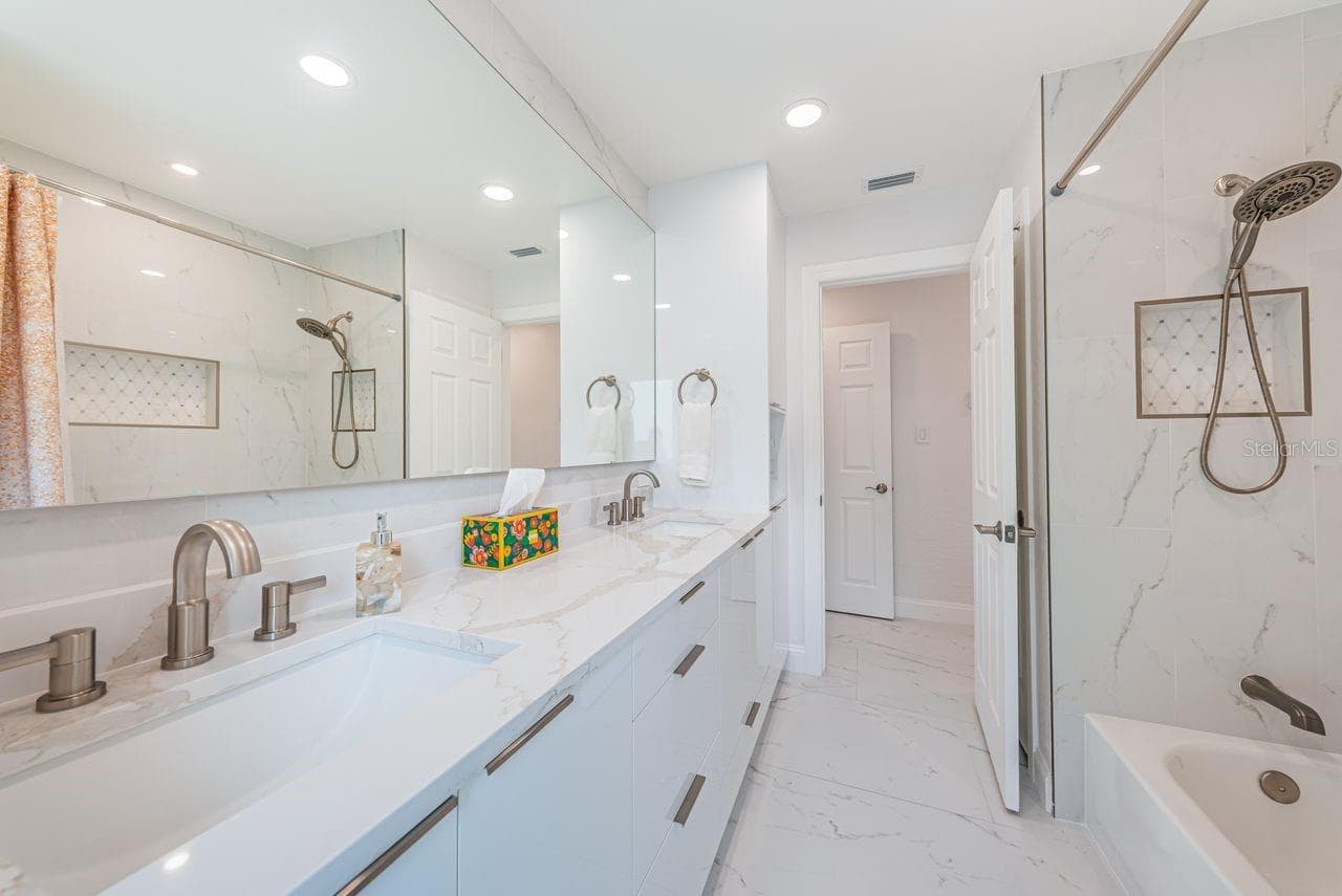 Bathroom 2 completely updated - 4280 13TH LN NE, ST PETERSBURG