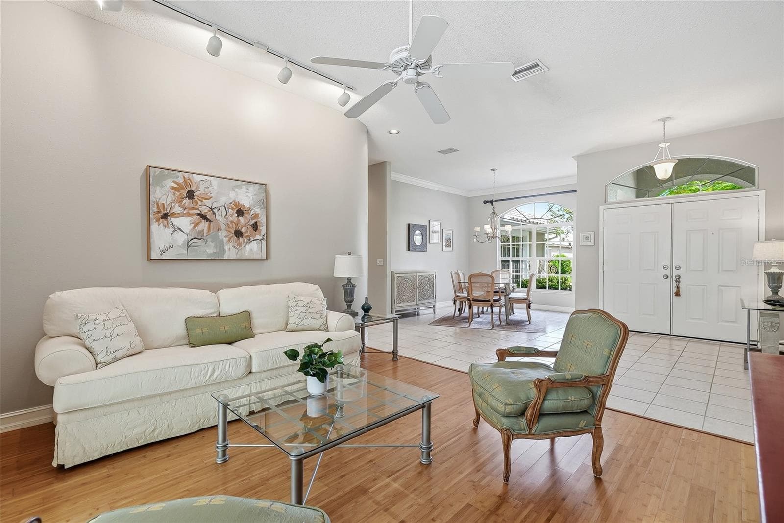 Second living room perfect for multi-generational living. - 4851 WINDMILL PALM TER NE, ST PETERSBURG