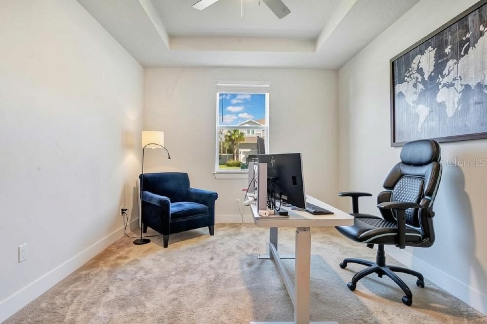 separate office with double doors - 704 FOX EDGE CT, OVIEDO