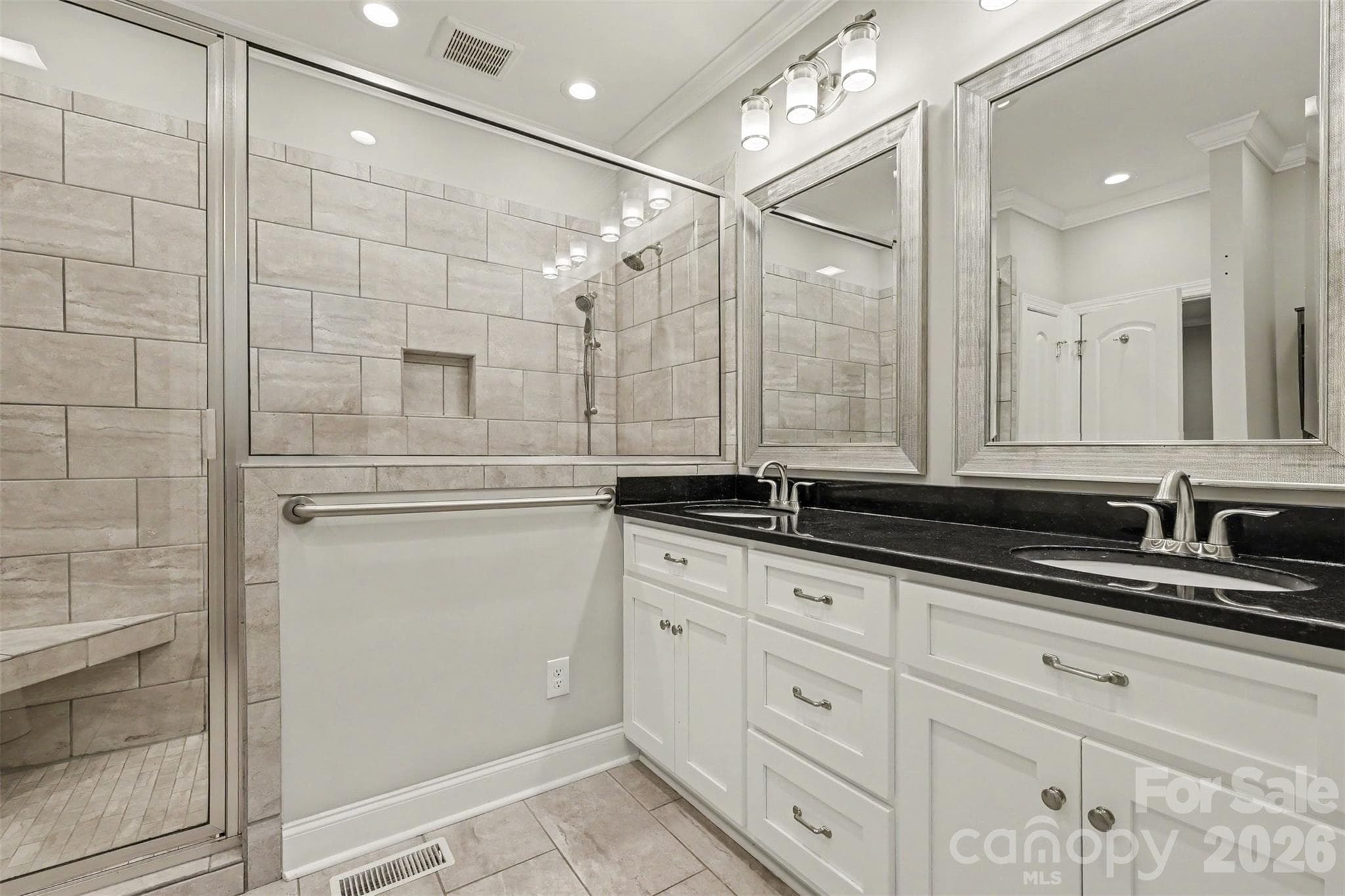 Stunning primary bath - 3743 Travertine Drive, Lancaster