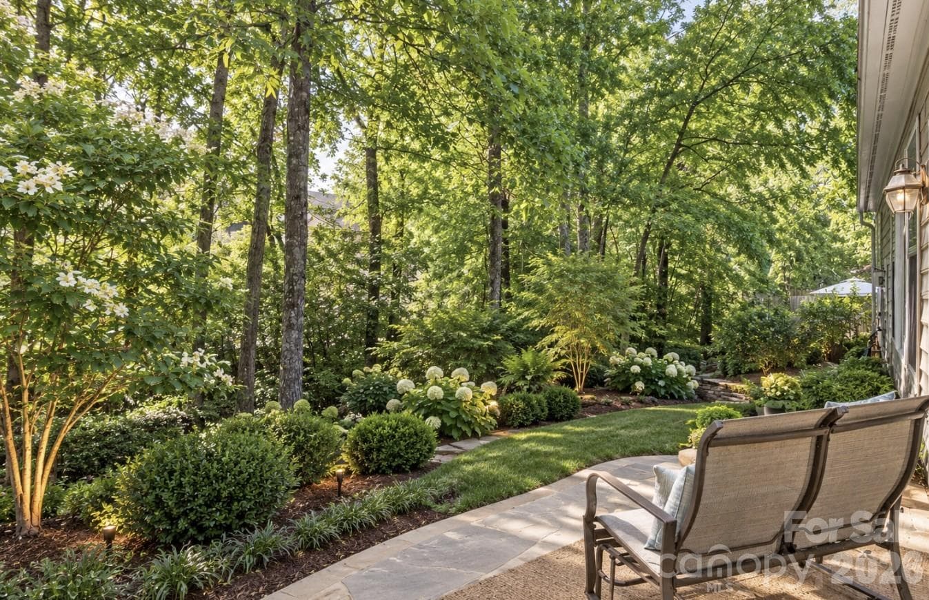 AI Generated backyard - for inspiration - 12036 Humboldt Drive, Charlotte