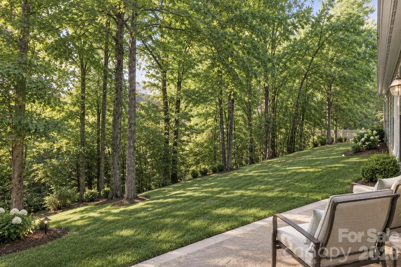 AI Generated backyard - for inspiration - 12036 Humboldt Drive, Charlotte