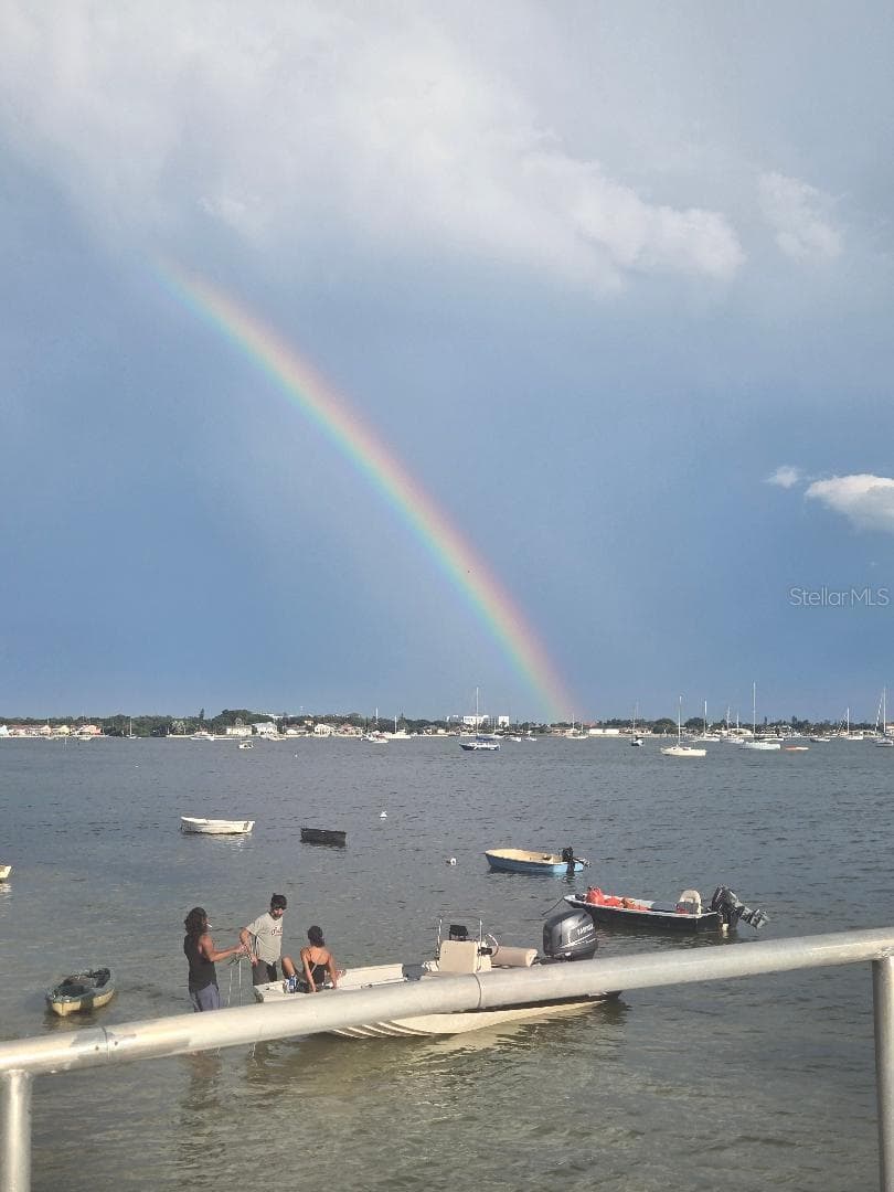 Rainbow from Williams Pier - 2 Blocks from Condo - 5605 SHORE BLVD S #1B, GULFPORT