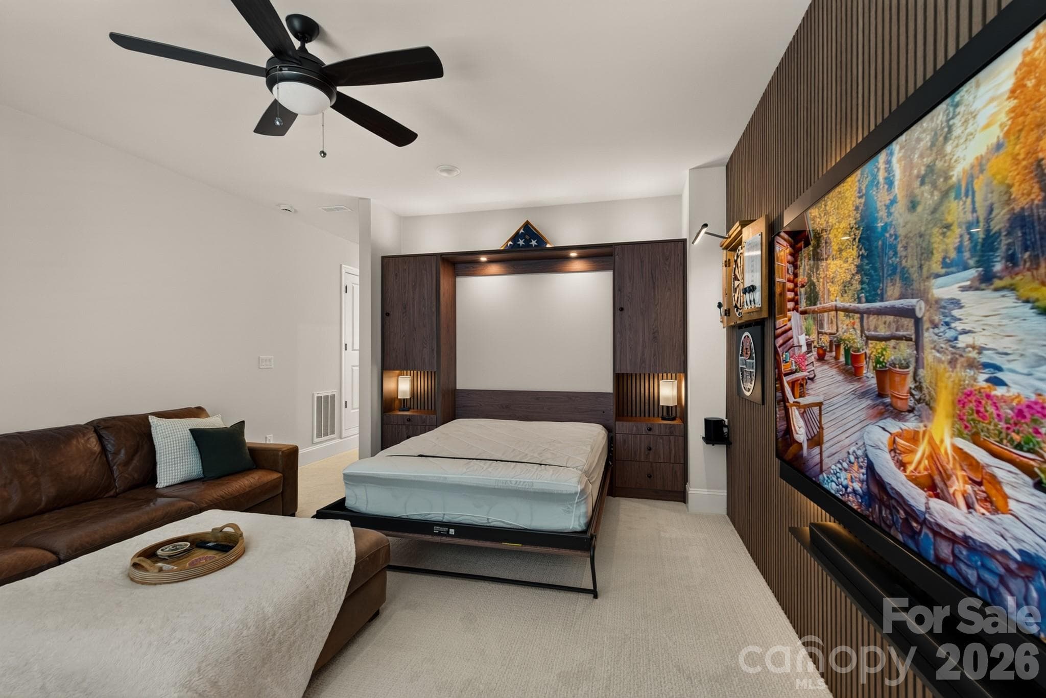 Upper Level Bonus/Bedroom Murphy Bed - 1018 Lowland Way, Waxhaw