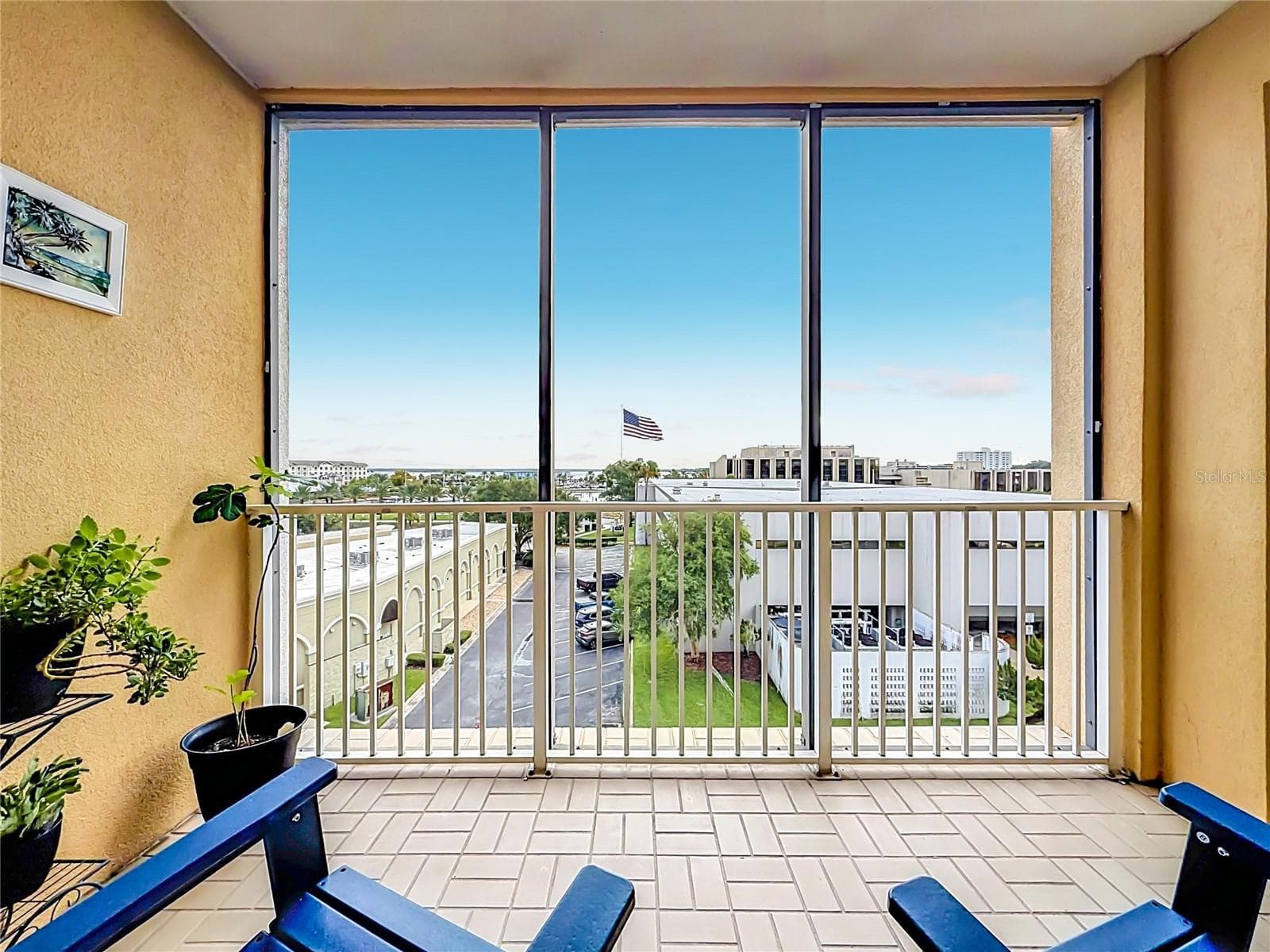Screened in Bake Patio for Relaxing and Enjoying both Marina and Lake Monroe Views - 225 W SEMINOLE BLVD #413, SANFORD