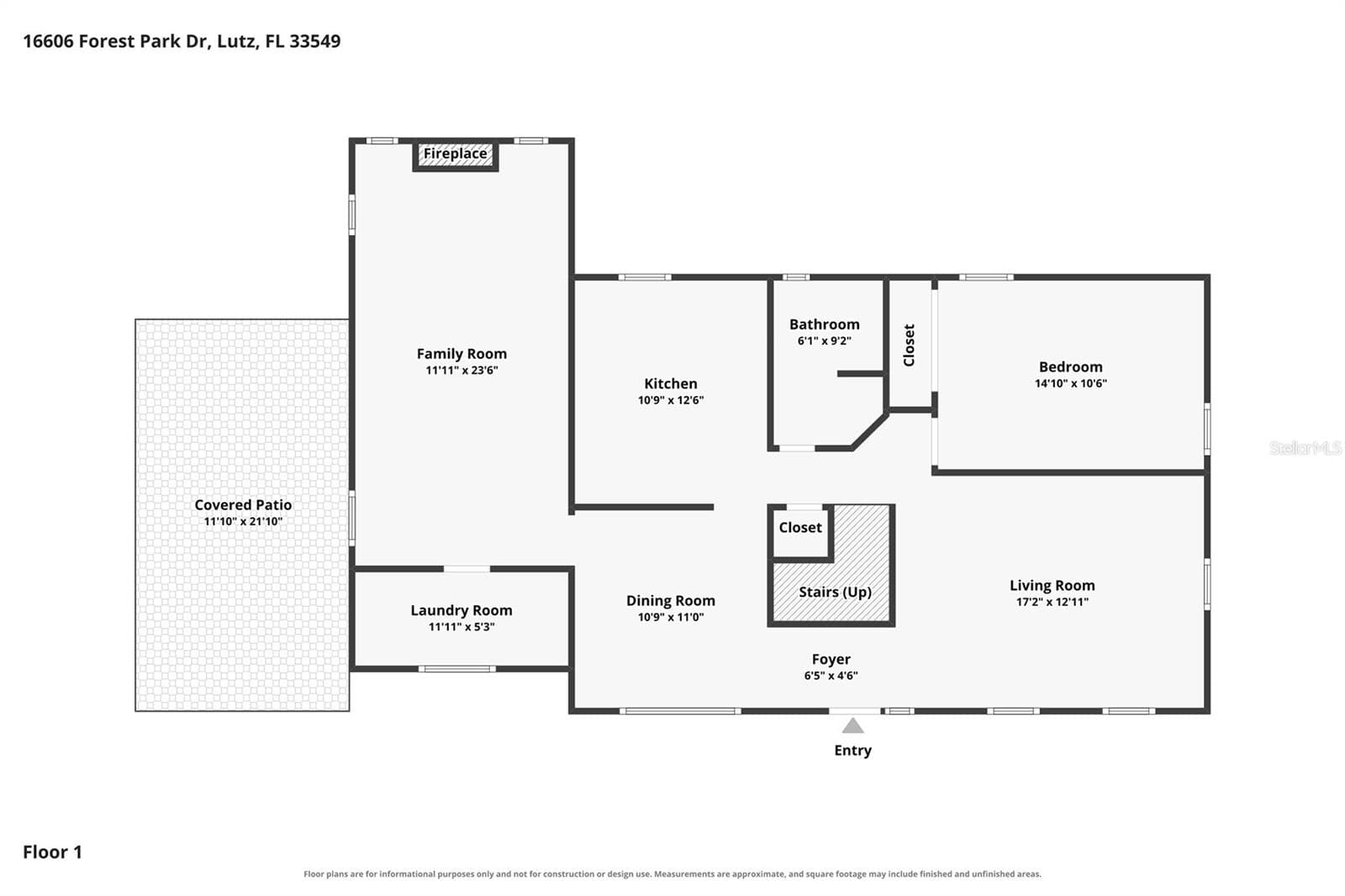 First floor - 16606 FOREST PARK DR, LUTZ