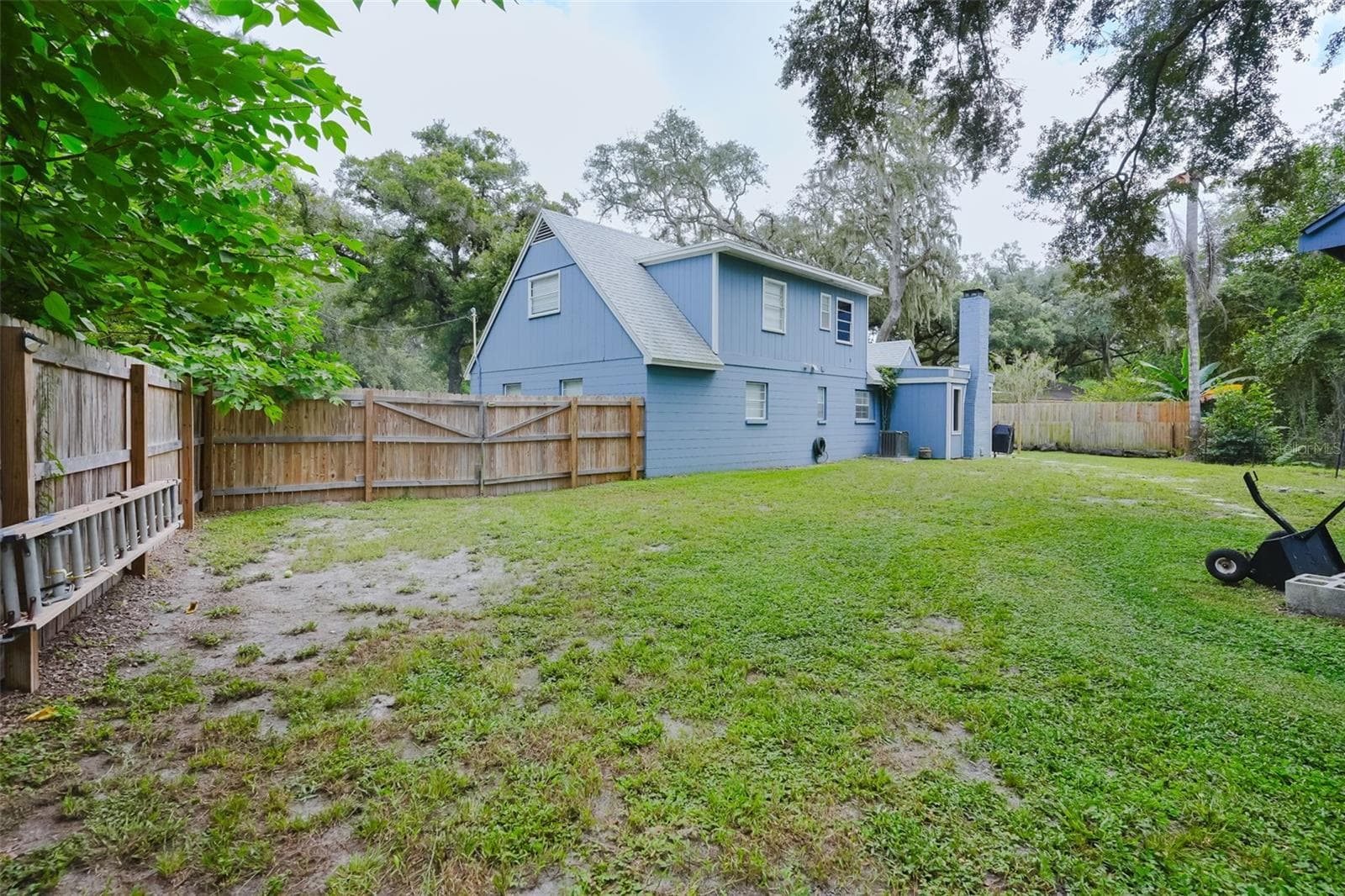Backyard right corner - 16606 FOREST PARK DR, LUTZ